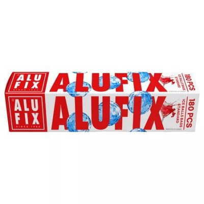 Jéggolyókészítő zacskó, önzáró, 180 db, ALUFIX