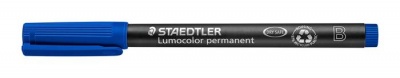 Alkoholos marker, OHP, 1-2,5 mm, STAEDTLER "Lumocolor® 314 B", kék