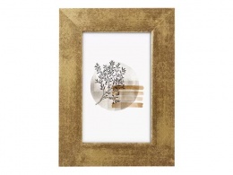 Képkeret, fa, 10x15 cm, "Goldbuch Ian", arany